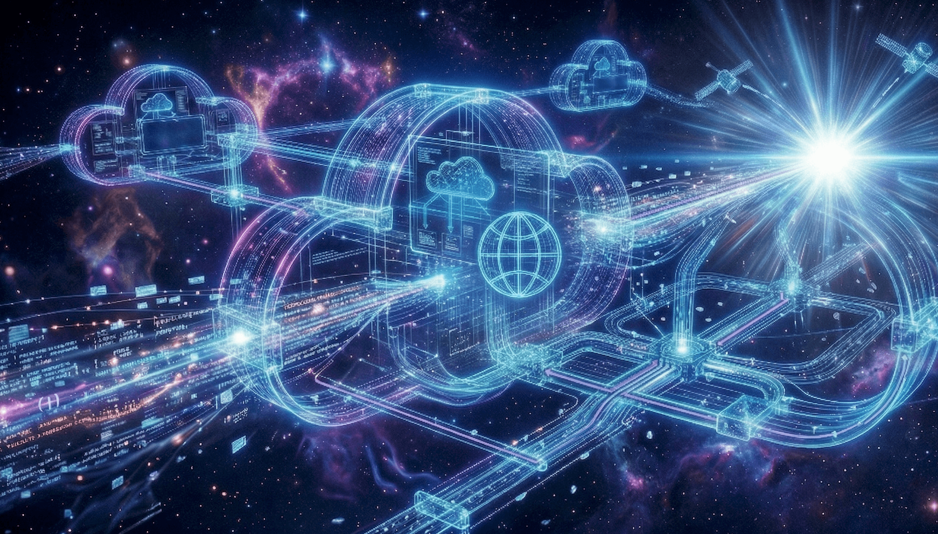 Illustration architecture cloud et externalisation